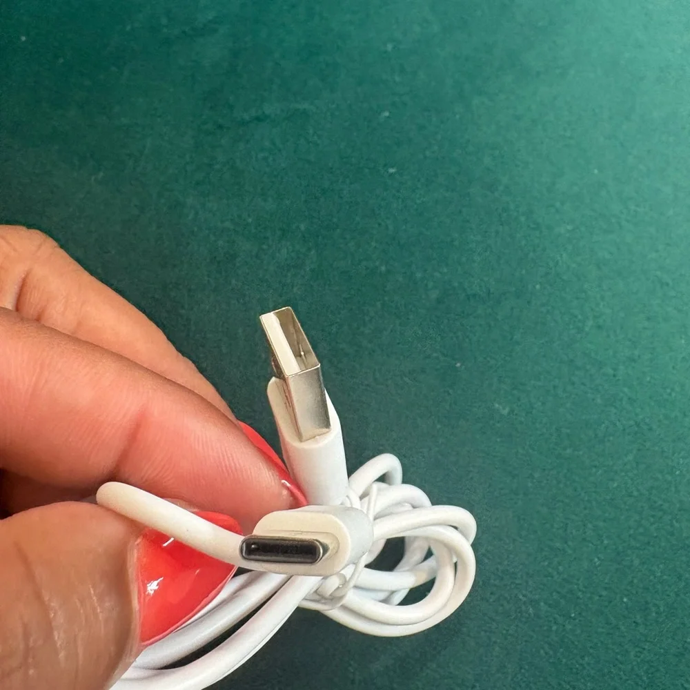 White USB Charging Cable